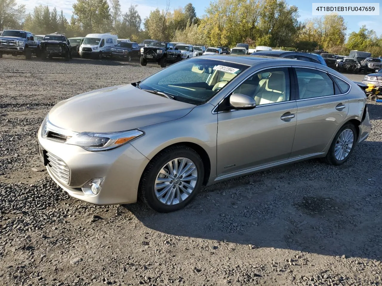 2015 Toyota Avalon Hybrid VIN: 4T1BD1EB1FU047659 Lot: 77812394