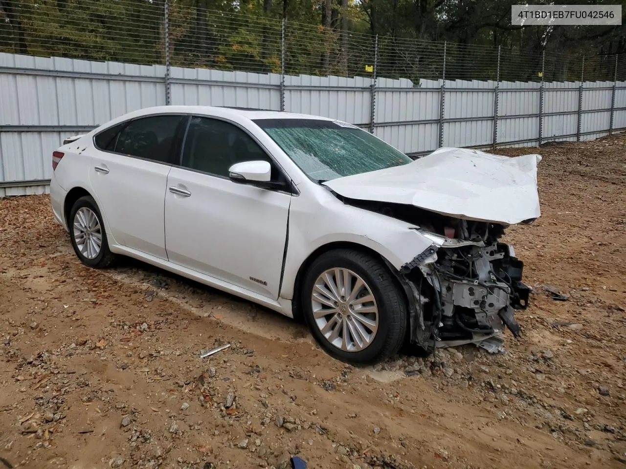 2015 Toyota Avalon Hybrid VIN: 4T1BD1EB7FU042546 Lot: 78458114