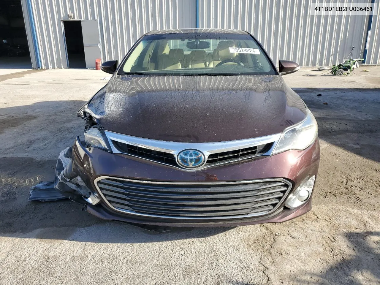 2015 Toyota Avalon Hybrid VIN: 4T1BD1EB2FU036461 Lot: 78529024