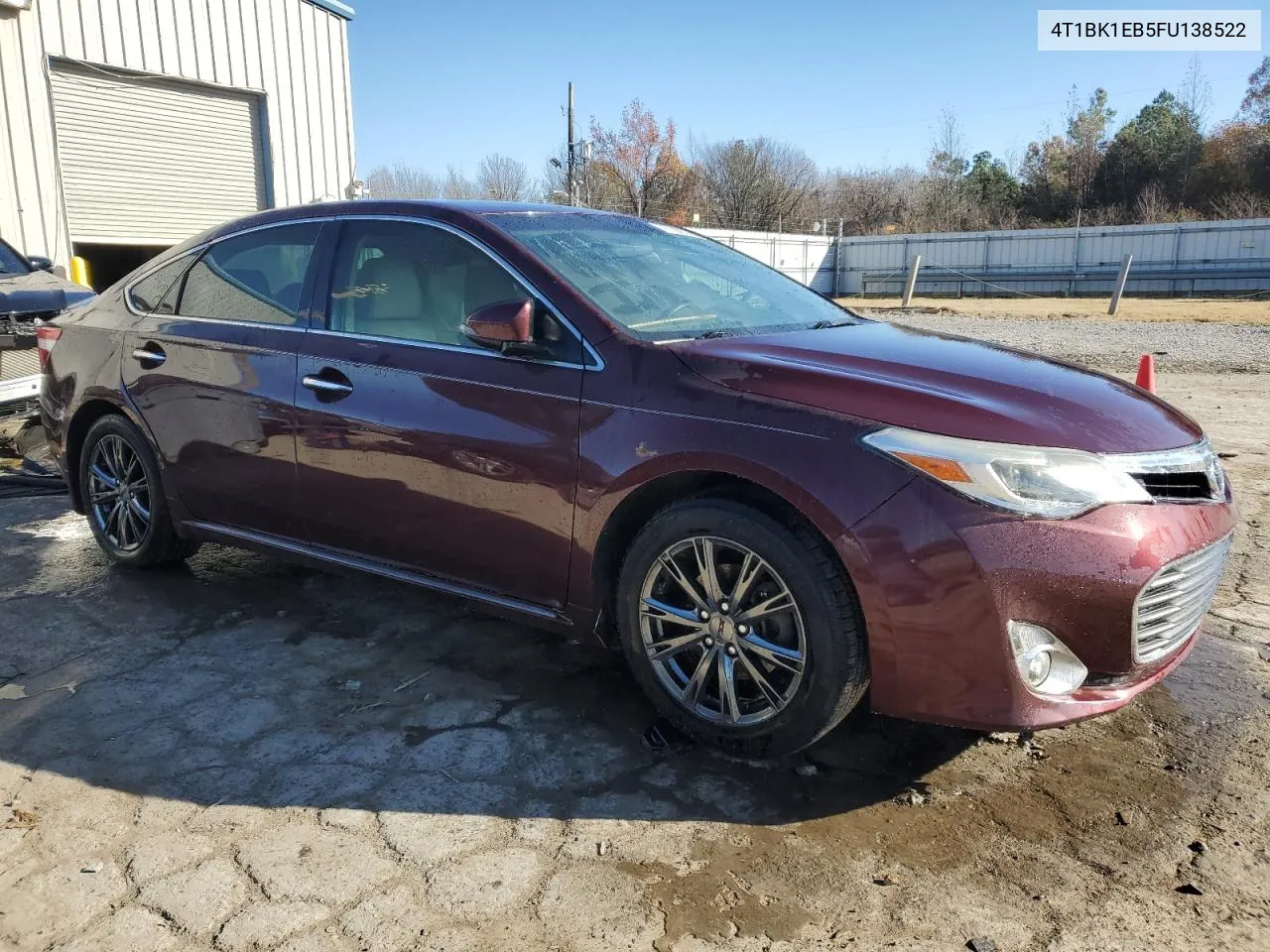 4T1BK1EB5FU138522 2015 Toyota Avalon Xle