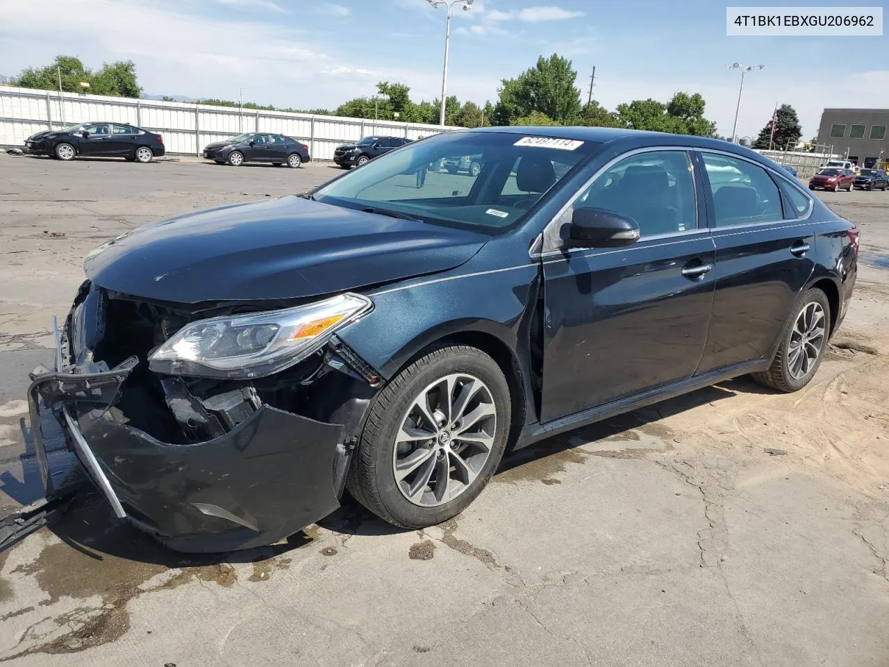 2016 Toyota Avalon Xle VIN: 4T1BK1EBXGU206962 Lot: 62497114