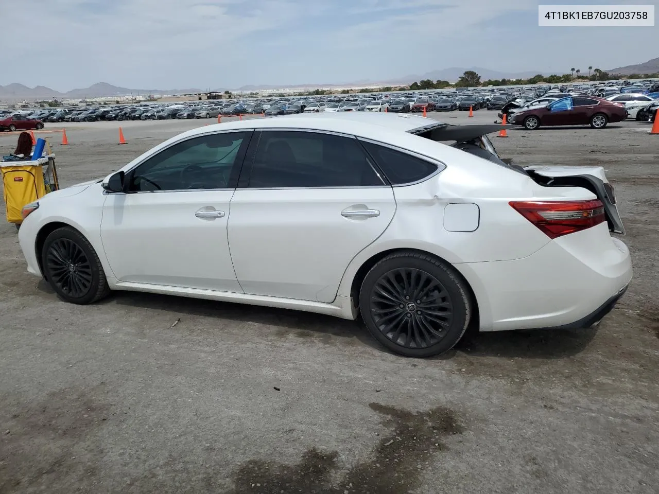 2016 Toyota Avalon Xle VIN: 4T1BK1EB7GU203758 Lot: 65496134