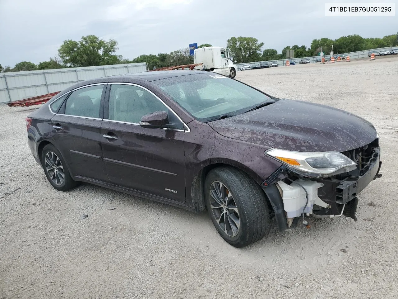 2016 Toyota Avalon Hybrid VIN: 4T1BD1EB7GU051295 Lot: 66720404