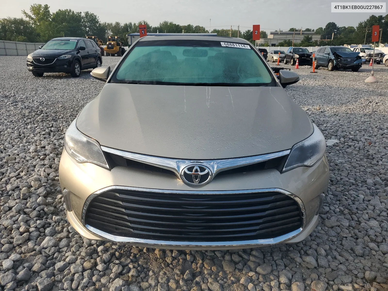 2016 Toyota Avalon Xle VIN: 4T1BK1EB0GU227867 Lot: 68881114