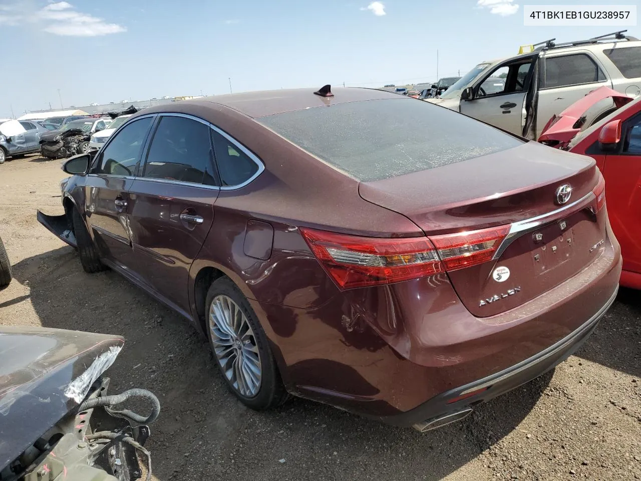 2016 Toyota Avalon Xle VIN: 4T1BK1EB1GU238957 Lot: 70237304