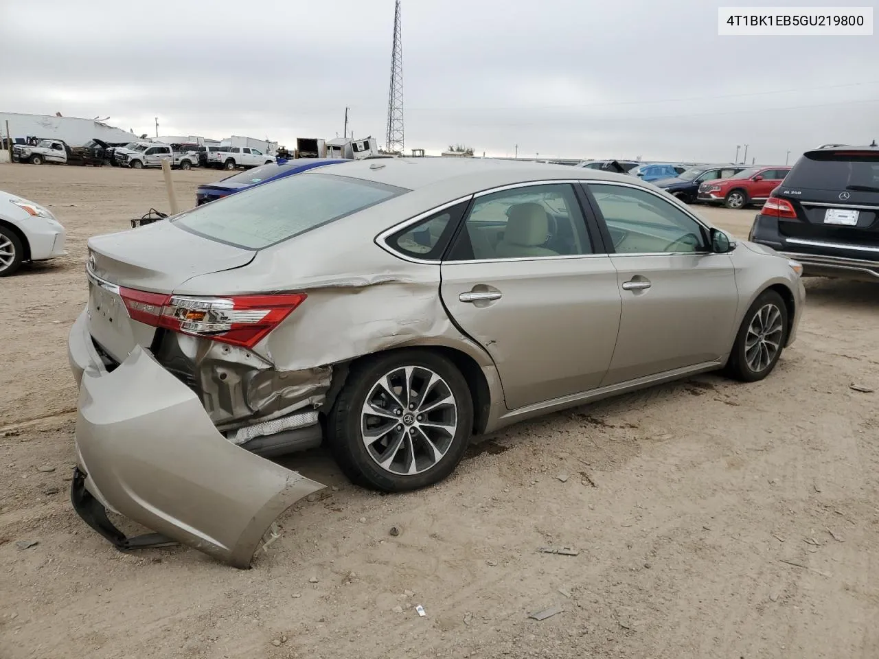 2016 Toyota Avalon Xle VIN: 4T1BK1EB5GU219800 Lot: 70479854