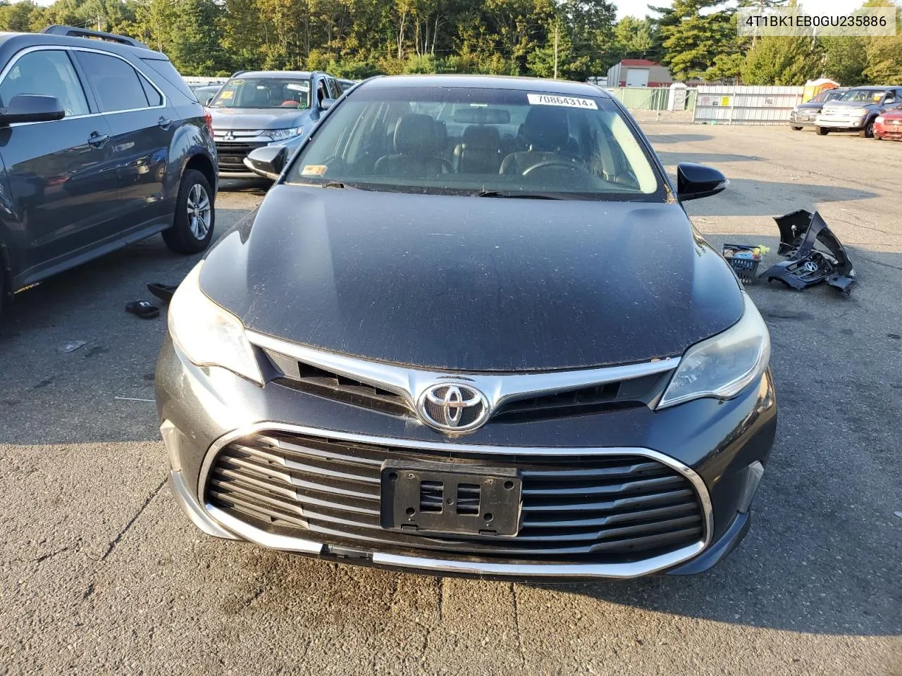 4T1BK1EB0GU235886 2016 Toyota Avalon Xle