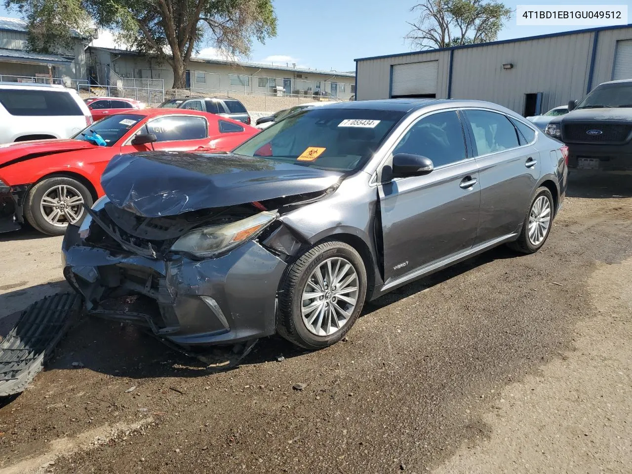 2016 Toyota Avalon Hybrid VIN: 4T1BD1EB1GU049512 Lot: 71055434