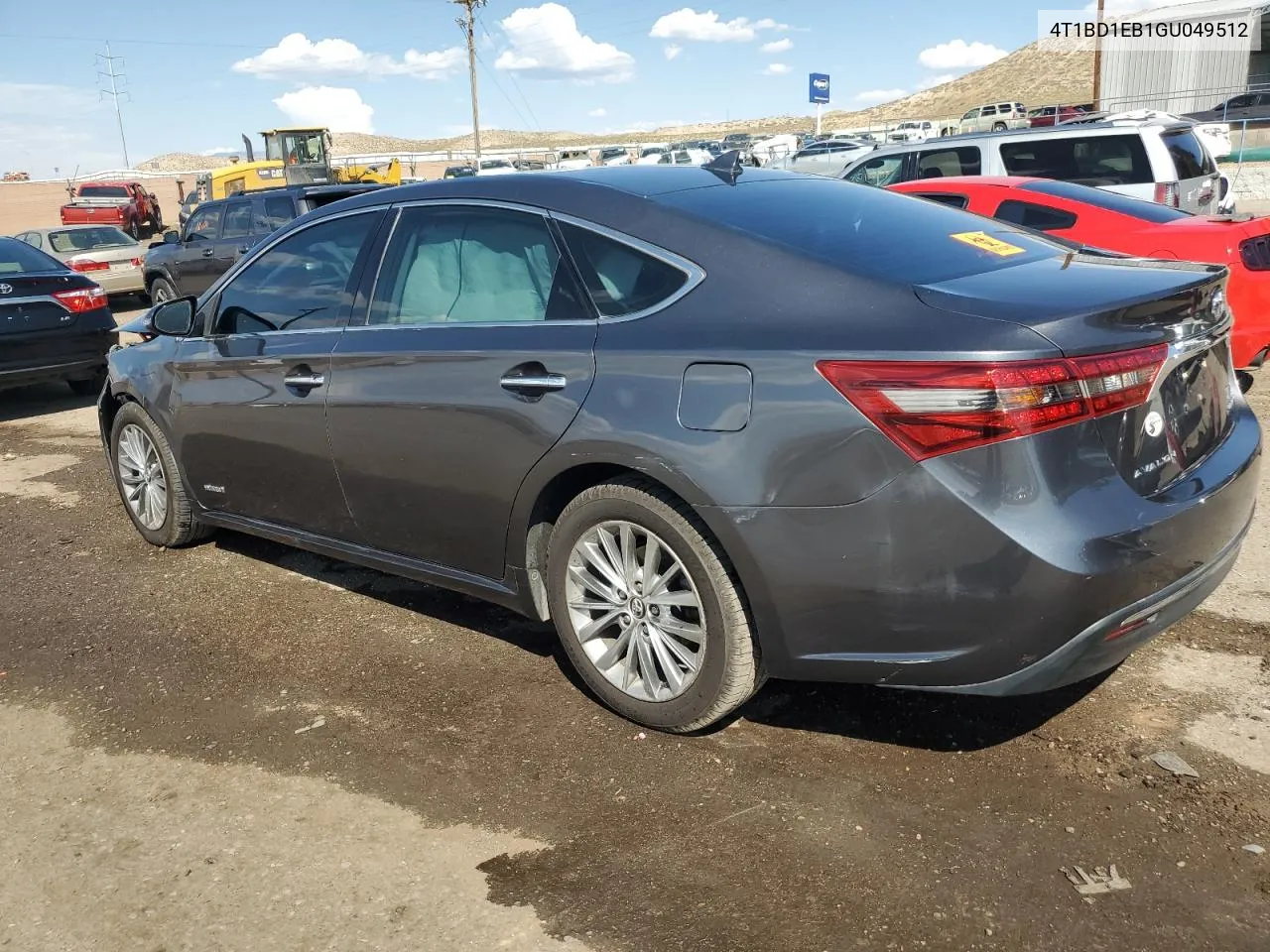 2016 Toyota Avalon Hybrid VIN: 4T1BD1EB1GU049512 Lot: 71055434