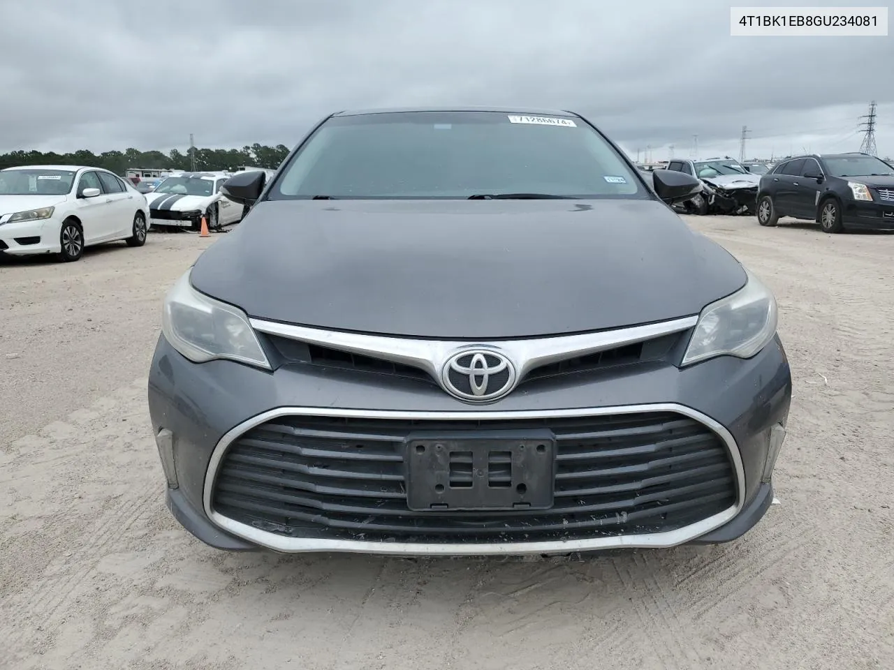 4T1BK1EB8GU234081 2016 Toyota Avalon Xle