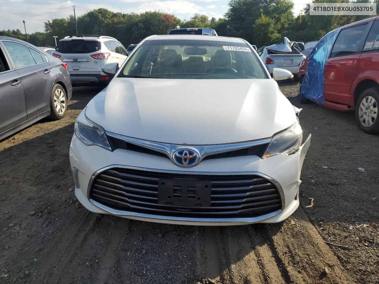 4T1BD1EBXGU053705 2016 Toyota Avalon Hybrid