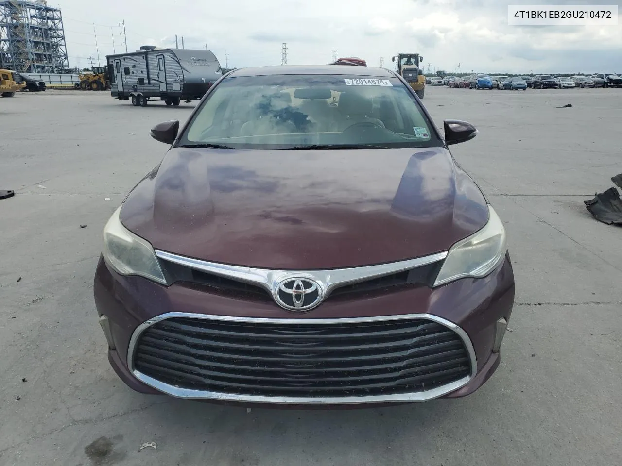 4T1BK1EB2GU210472 2016 Toyota Avalon Xle