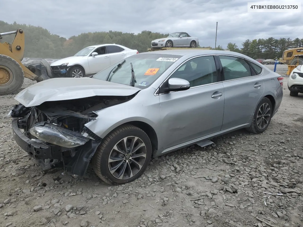 2016 Toyota Avalon Xle VIN: 4T1BK1EB8GU213750 Lot: 72236474