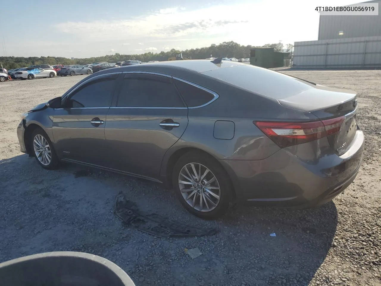 2016 Toyota Avalon Hybrid VIN: 4T1BD1EB0GU056919 Lot: 72585444