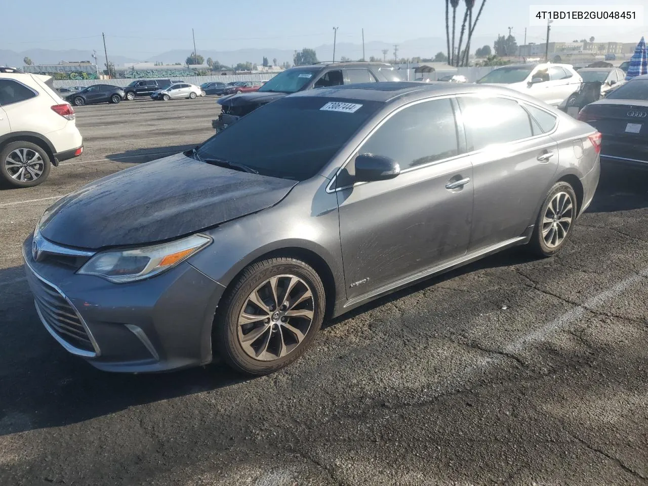 2016 Toyota Avalon Hybrid VIN: 4T1BD1EB2GU048451 Lot: 73067444