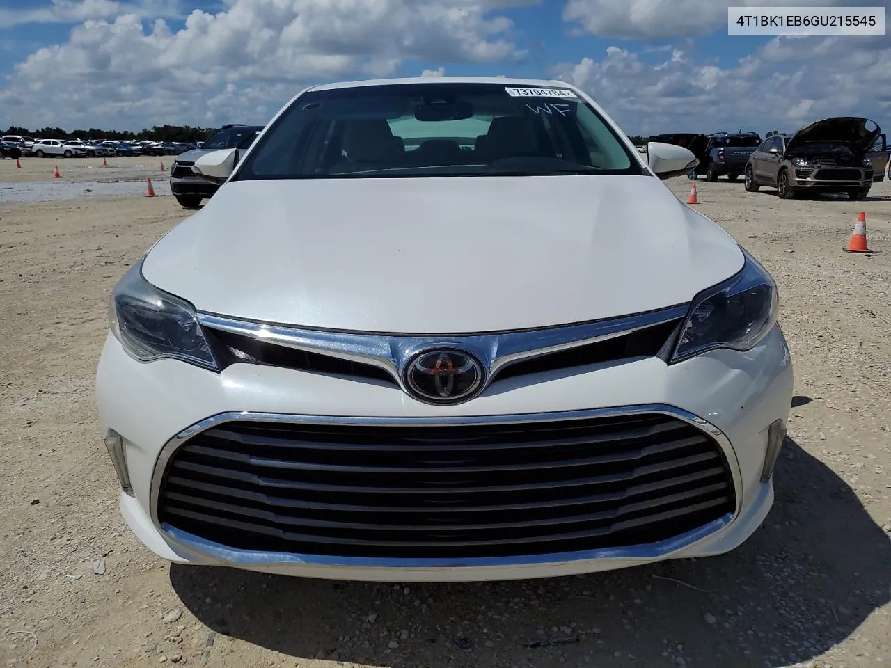 2016 Toyota Avalon Xle VIN: 4T1BK1EB6GU215545 Lot: 73704784