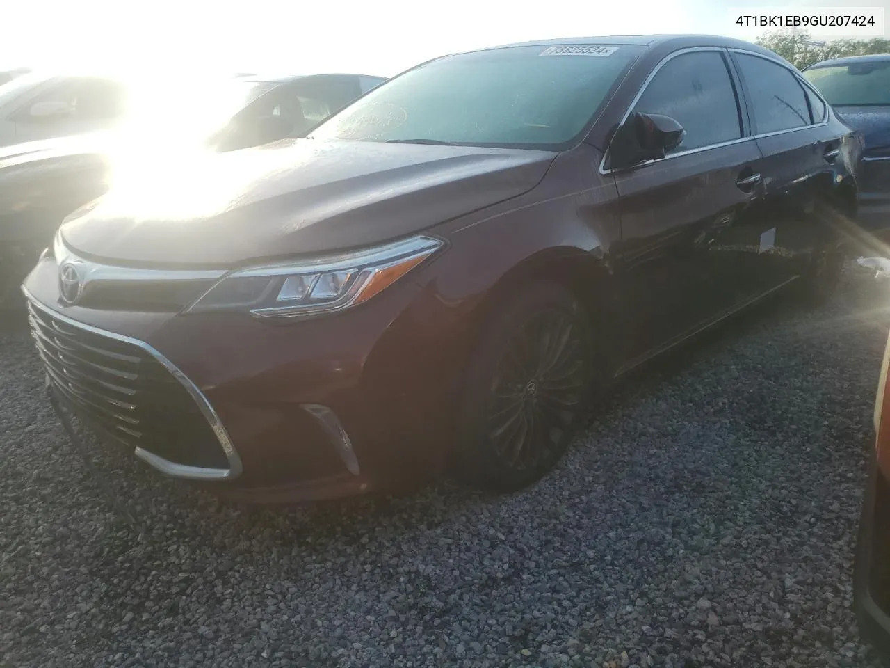 2016 Toyota Avalon Xle VIN: 4T1BK1EB9GU207424 Lot: 73825524