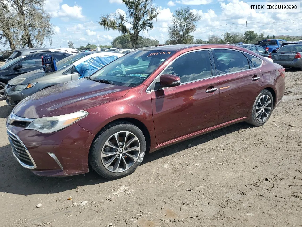 2016 Toyota Avalon Xle VIN: 4T1BK1EB8GU193998 Lot: 73922474