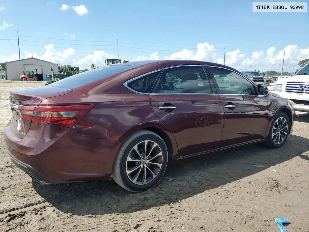 2016 Toyota Avalon Xle VIN: 4T1BK1EB8GU193998 Lot: 73922474