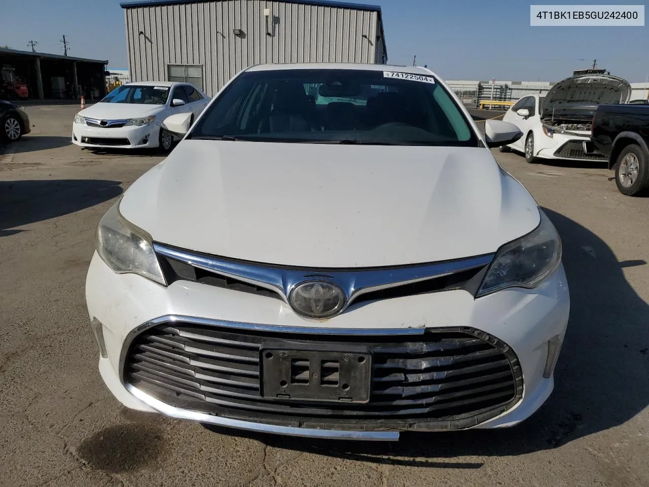 4T1BK1EB5GU242400 2016 Toyota Avalon Xle