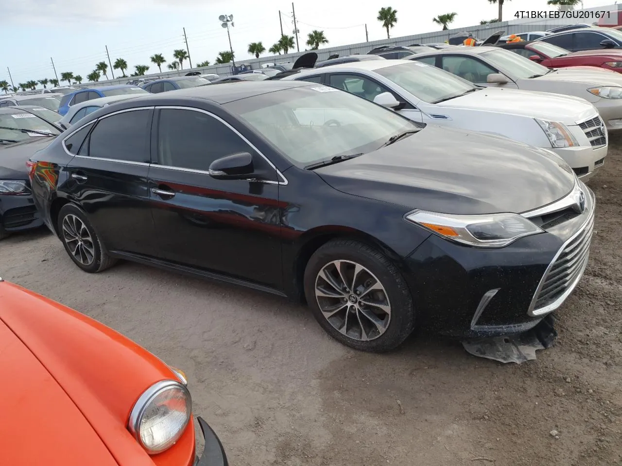 2016 Toyota Avalon Xle VIN: 4T1BK1EB7GU201671 Lot: 74675484