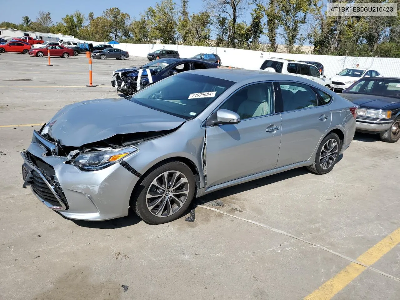 2016 Toyota Avalon Xle VIN: 4T1BK1EB0GU210423 Lot: 74699684