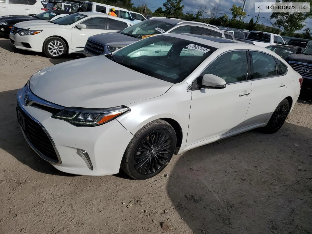 2016 Toyota Avalon Xle VIN: 4T1BK1EB1GU221155 Lot: 75007144