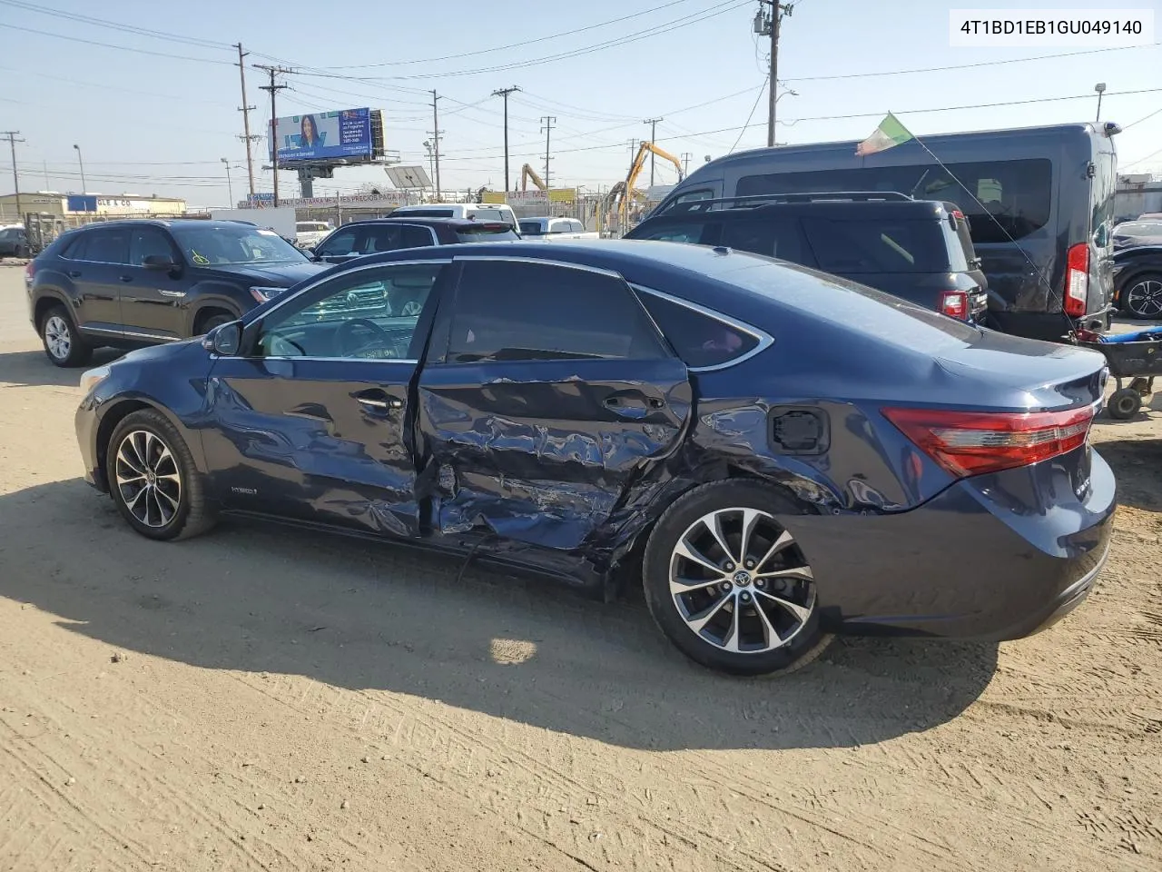 2016 Toyota Avalon Hybrid VIN: 4T1BD1EB1GU049140 Lot: 75021794