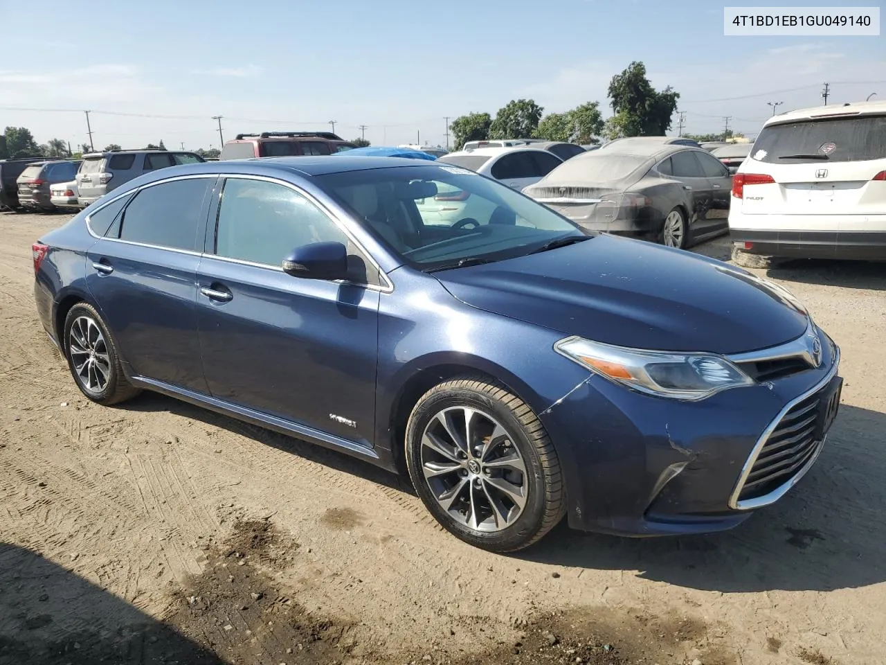 2016 Toyota Avalon Hybrid VIN: 4T1BD1EB1GU049140 Lot: 75021794