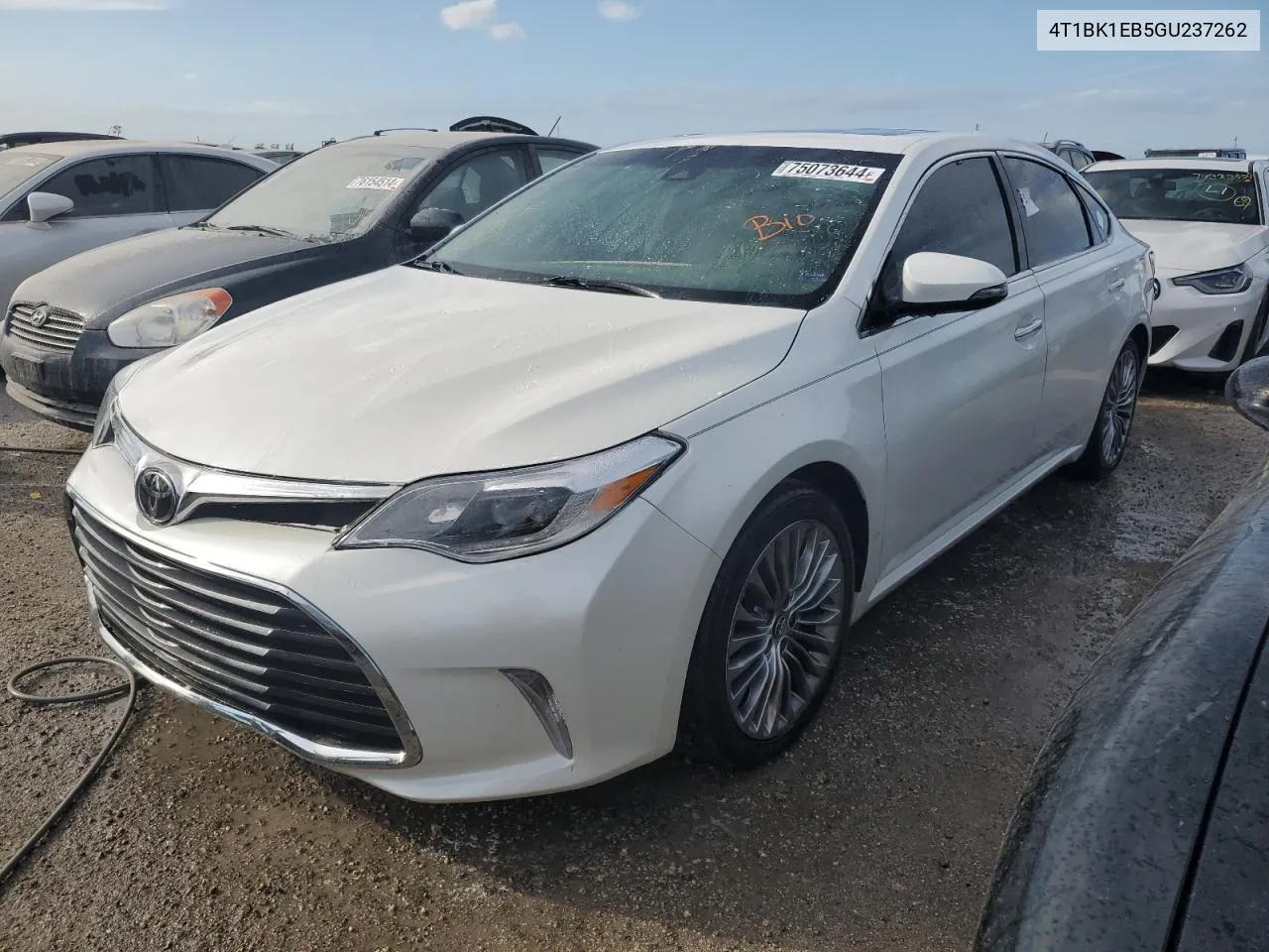 2016 Toyota Avalon Xle VIN: 4T1BK1EB5GU237262 Lot: 75073644