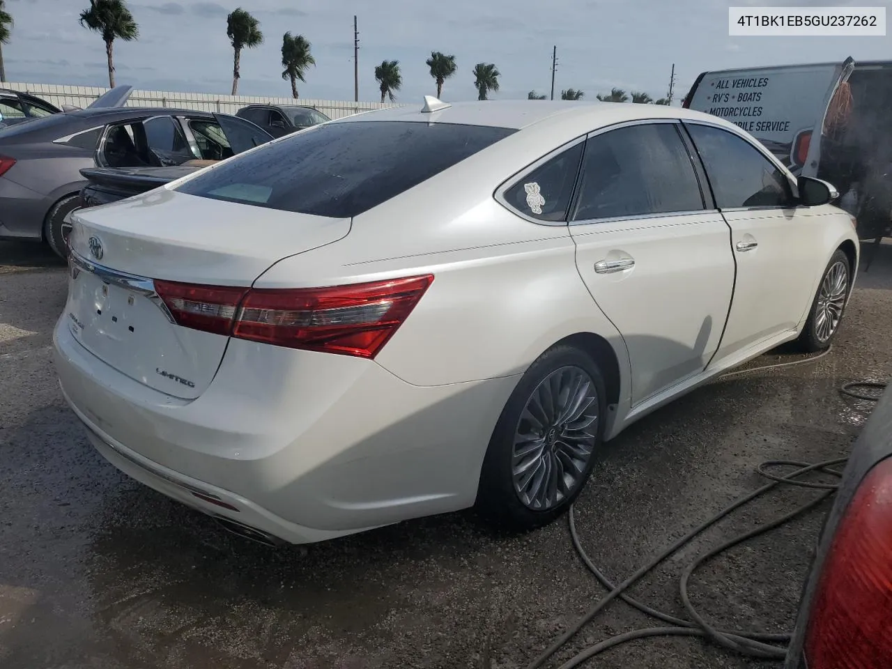 2016 Toyota Avalon Xle VIN: 4T1BK1EB5GU237262 Lot: 75073644