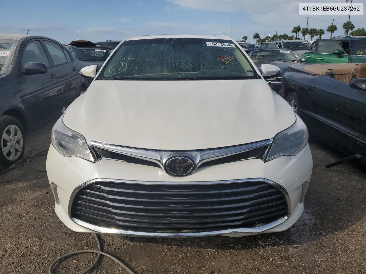 2016 Toyota Avalon Xle VIN: 4T1BK1EB5GU237262 Lot: 75073644