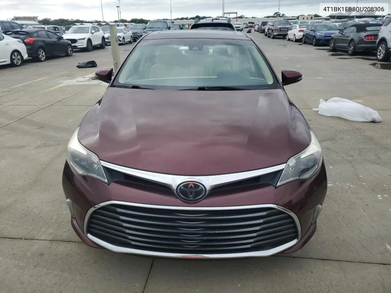 2016 Toyota Avalon Xle VIN: 4T1BK1EB8GU208306 Lot: 75076774