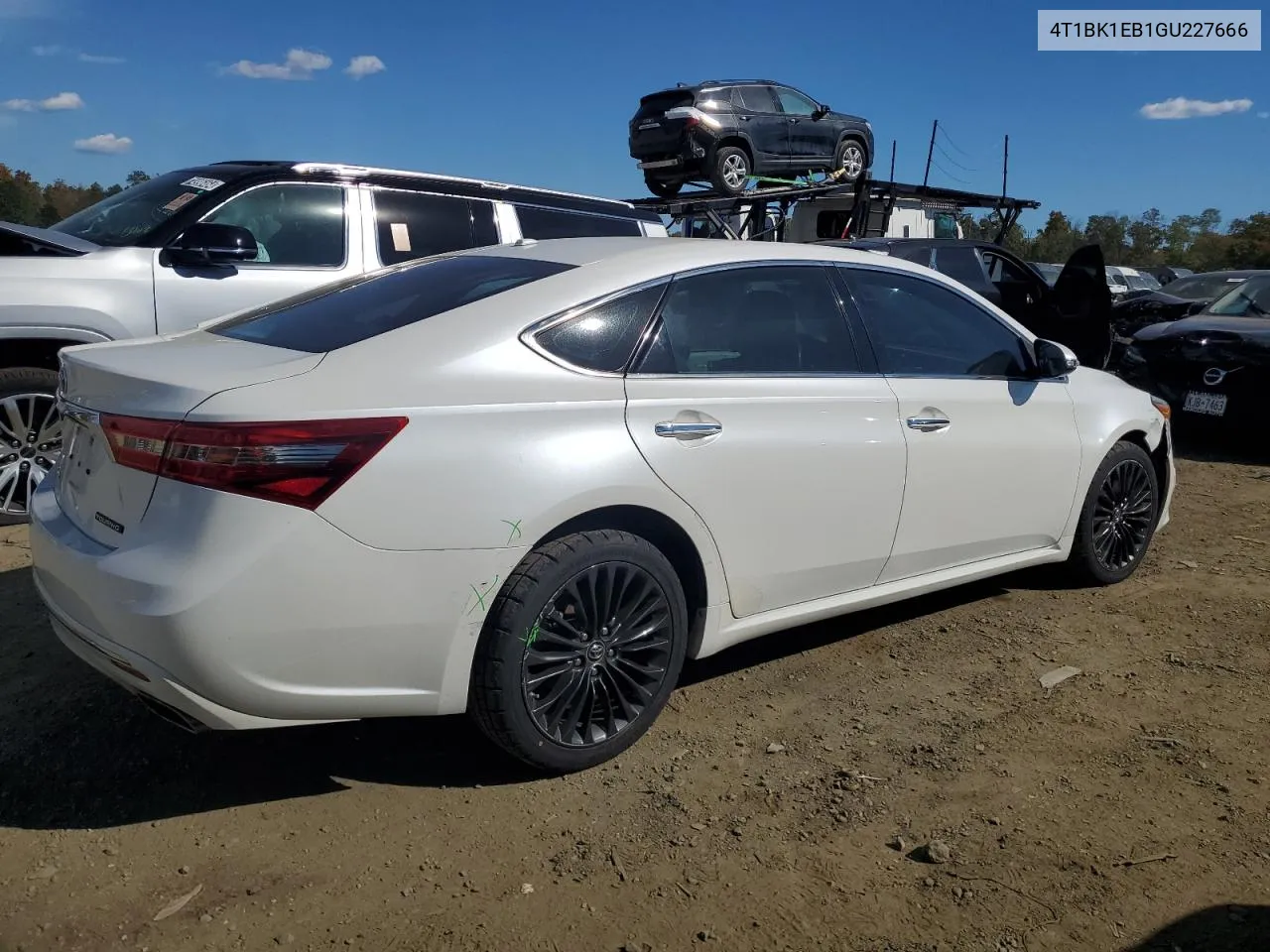 2016 Toyota Avalon Xle VIN: 4T1BK1EB1GU227666 Lot: 75205944