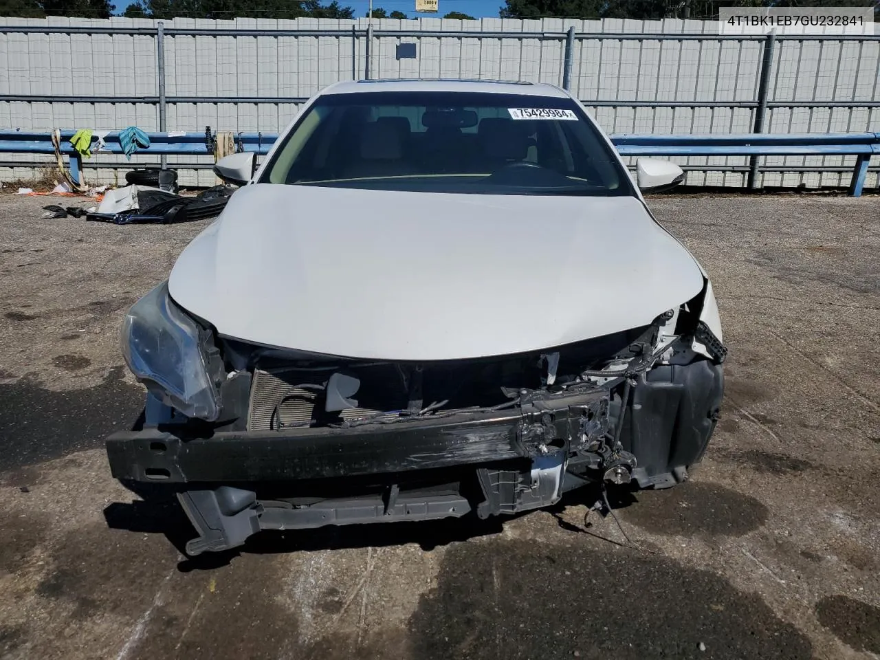 4T1BK1EB7GU232841 2016 Toyota Avalon Xle