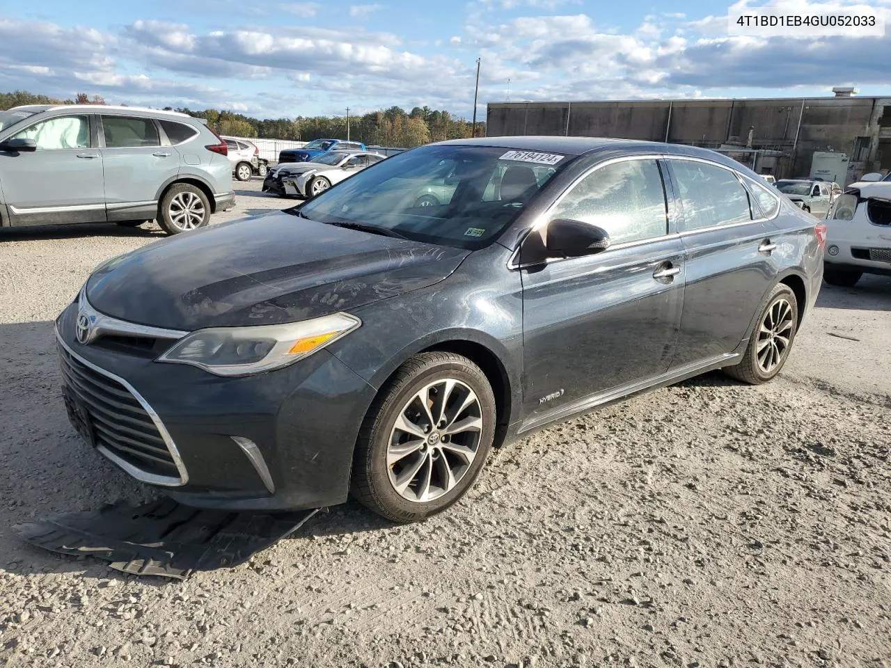 2016 Toyota Avalon Hybrid VIN: 4T1BD1EB4GU052033 Lot: 76194124