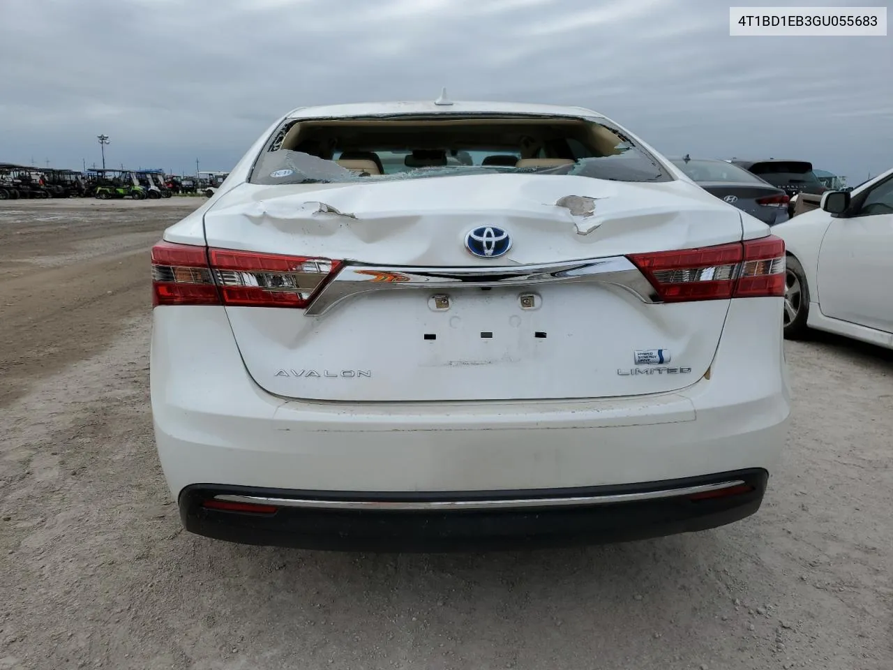 2016 Toyota Avalon Hybrid VIN: 4T1BD1EB3GU055683 Lot: 76630584