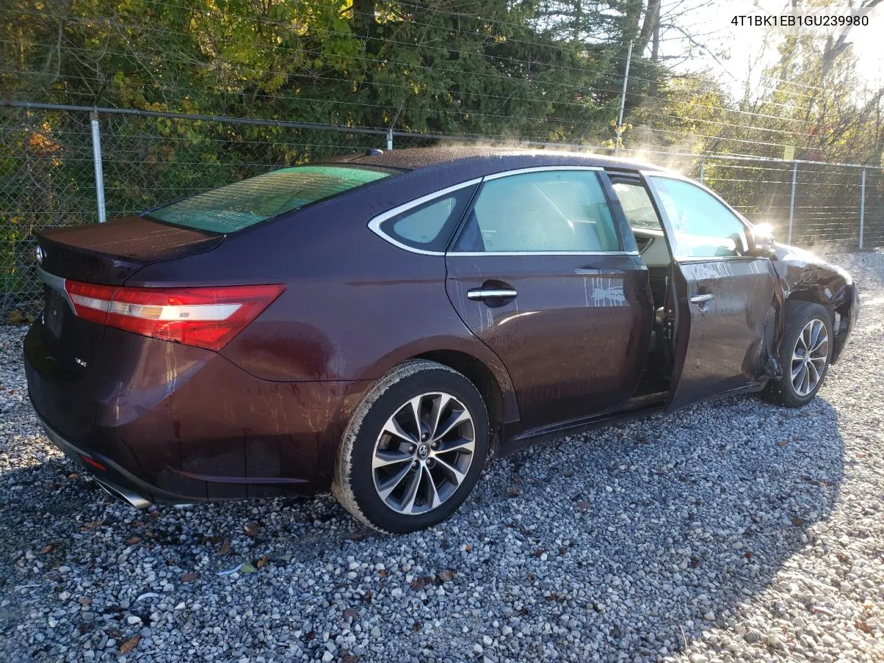 2016 Toyota Avalon Xle VIN: 4T1BK1EB1GU239980 Lot: 76775404