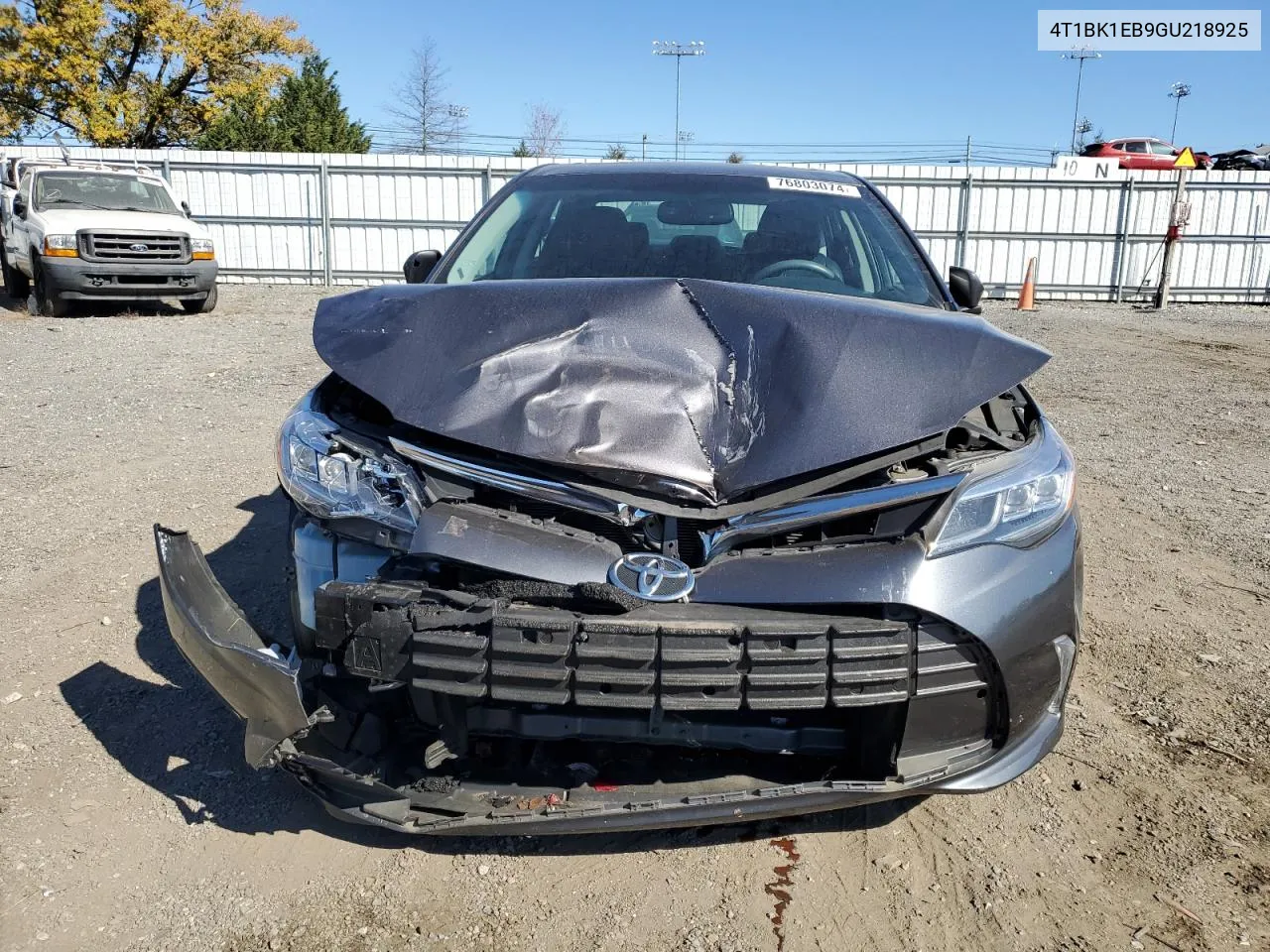 2016 Toyota Avalon Xle VIN: 4T1BK1EB9GU218925 Lot: 76803074