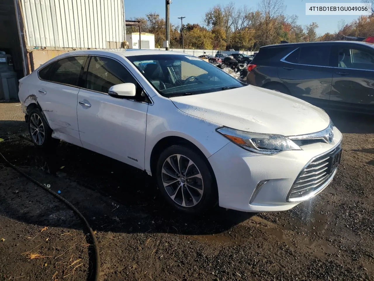 2016 Toyota Avalon Hybrid VIN: 4T1BD1EB1GU049056 Lot: 76808744