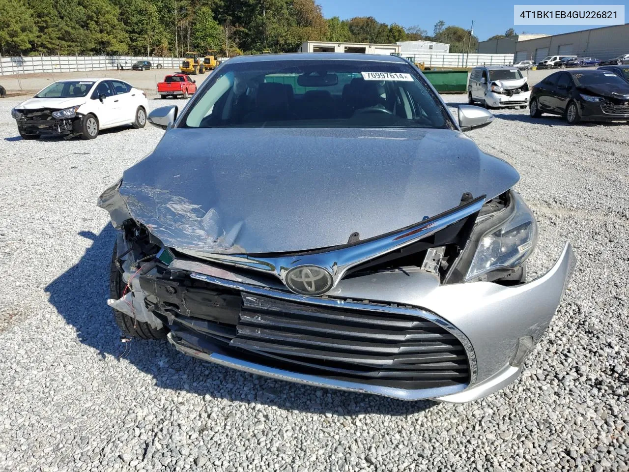 2016 Toyota Avalon Xle VIN: 4T1BK1EB4GU226821 Lot: 76997614