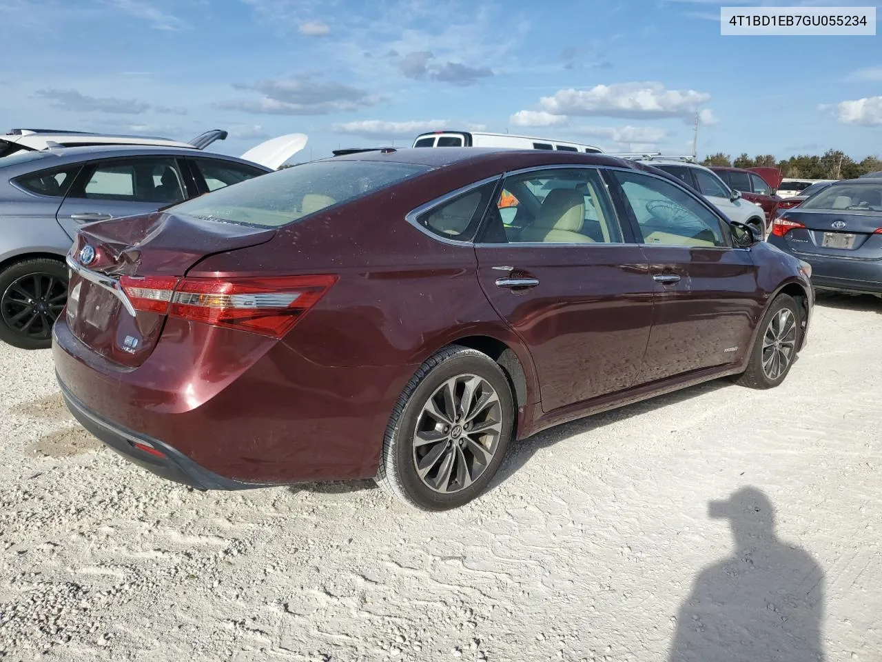 2016 Toyota Avalon Hybrid VIN: 4T1BD1EB7GU055234 Lot: 77206704