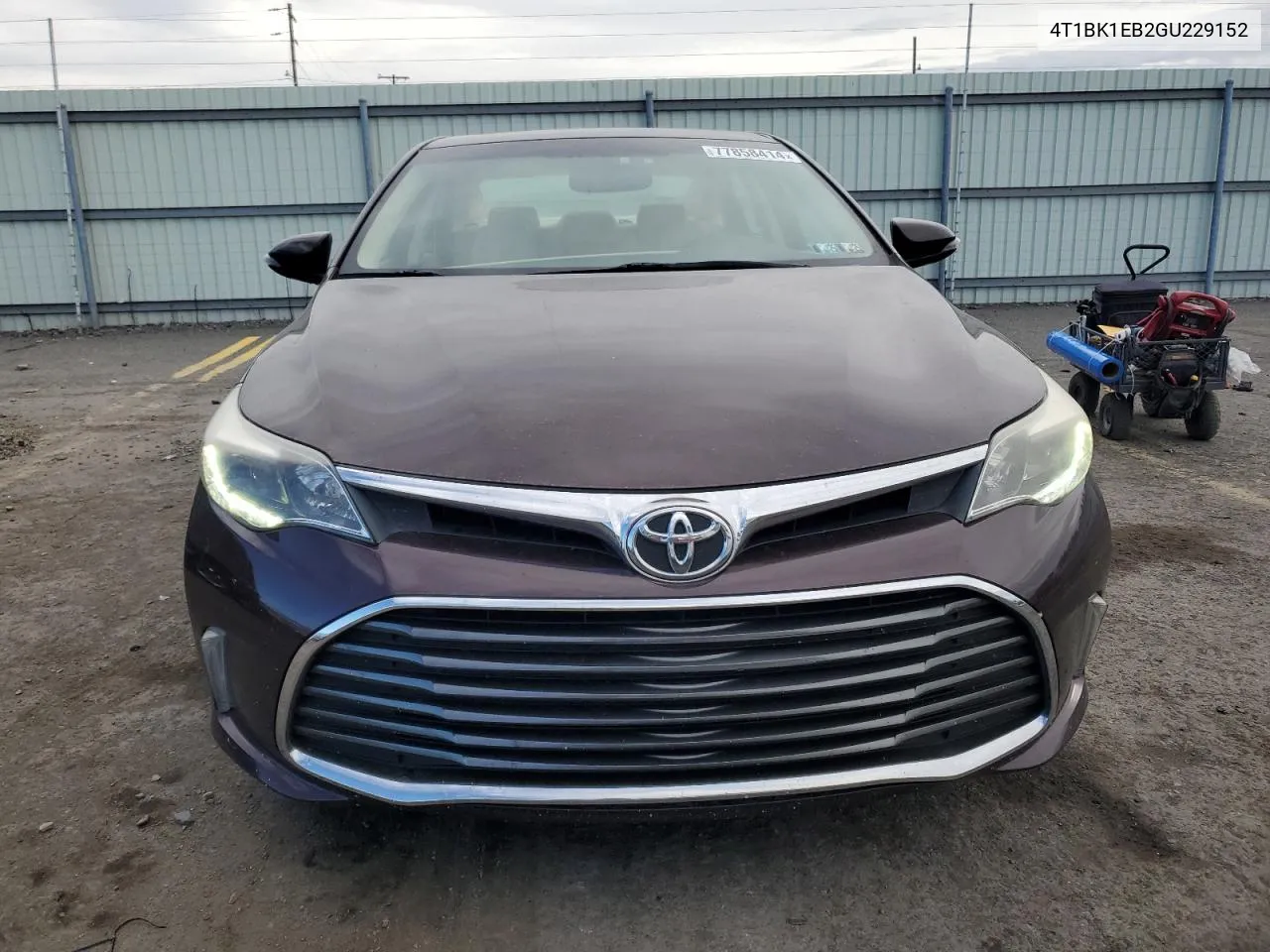 2016 Toyota Avalon Xle VIN: 4T1BK1EB2GU229152 Lot: 77858414