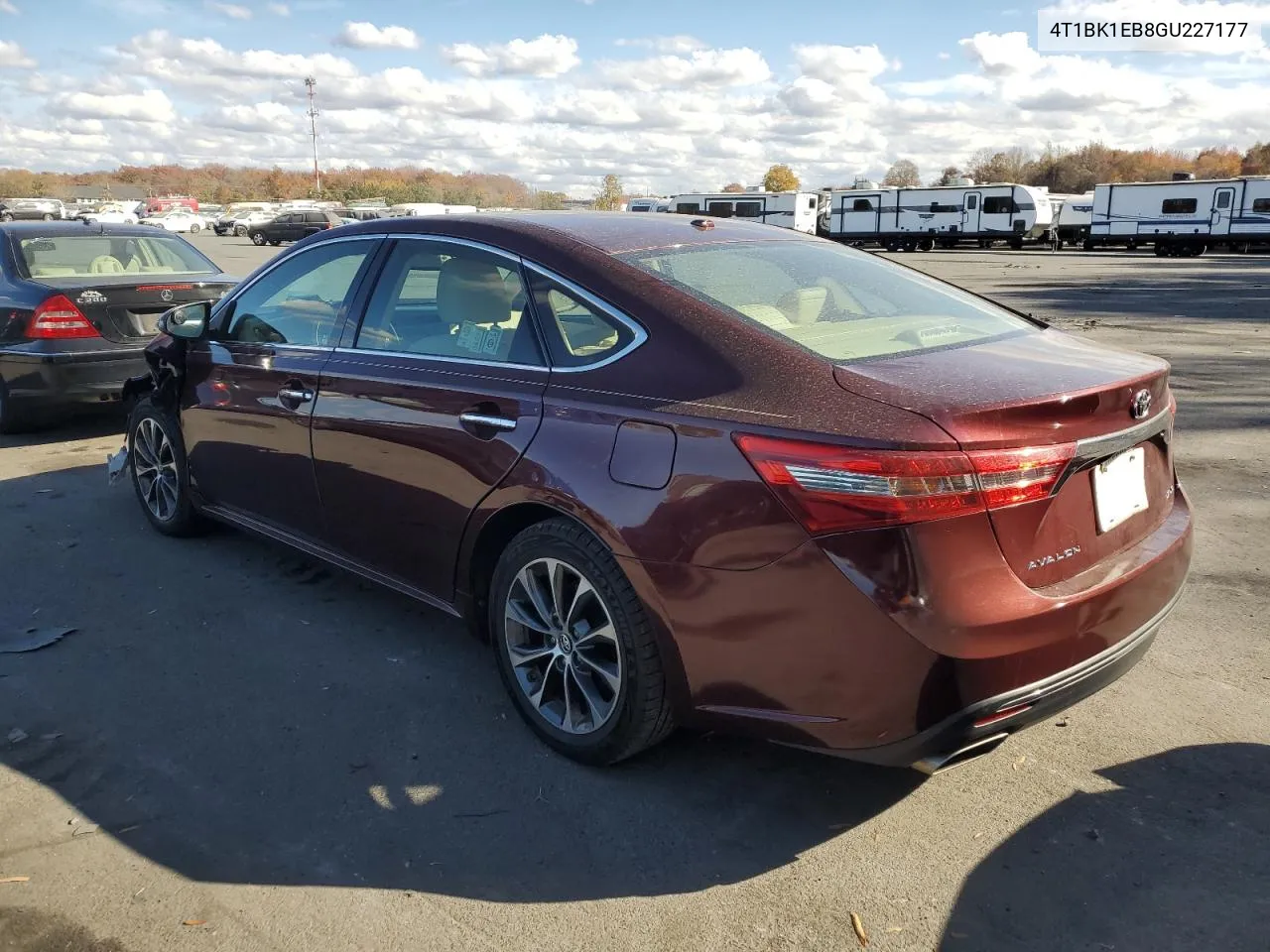 2016 Toyota Avalon Xle VIN: 4T1BK1EB8GU227177 Lot: 77949154