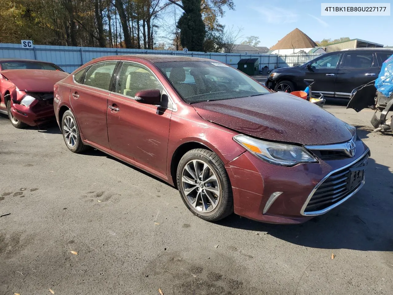 2016 Toyota Avalon Xle VIN: 4T1BK1EB8GU227177 Lot: 77949154