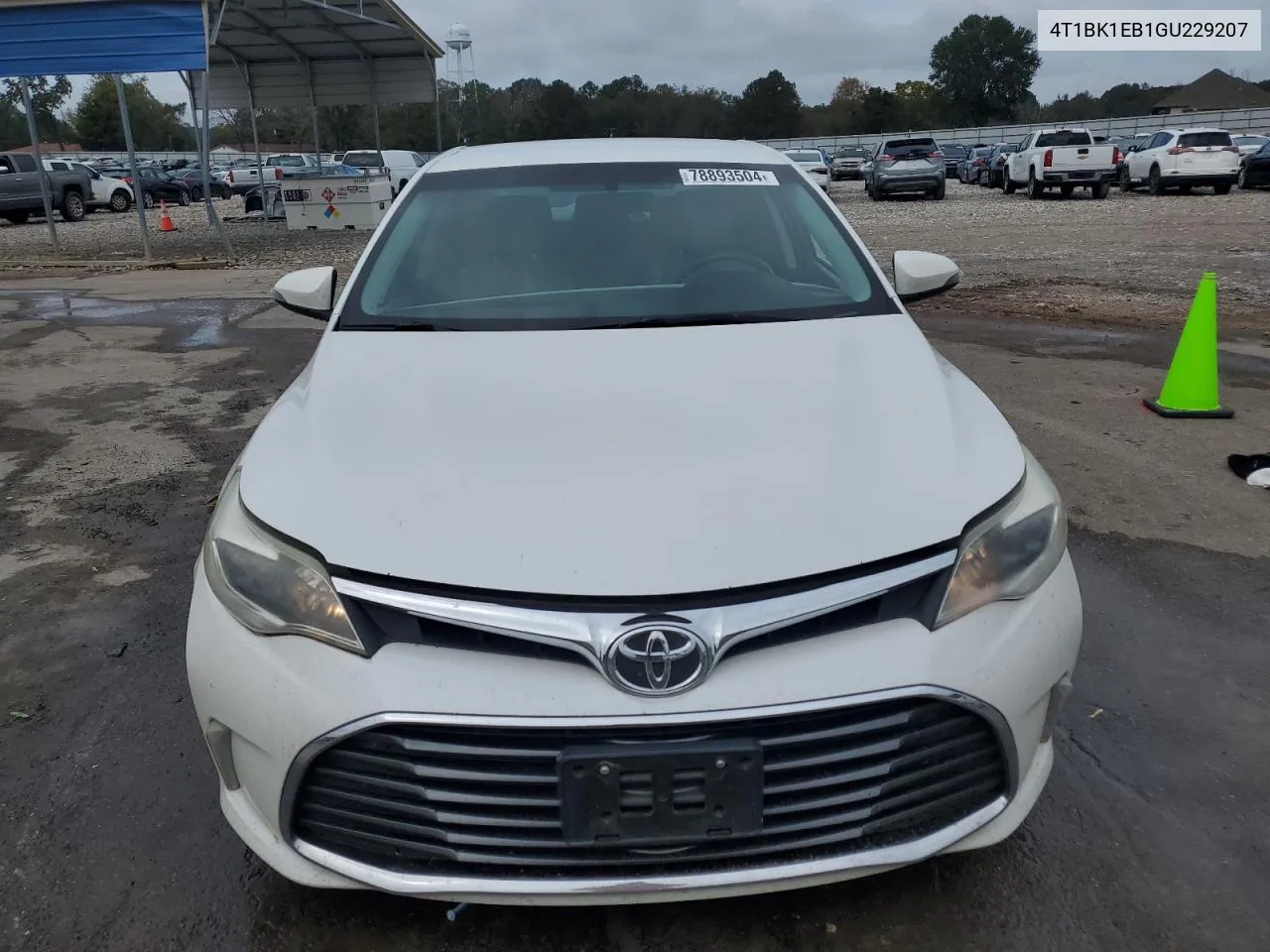 2016 Toyota Avalon Xle VIN: 4T1BK1EB1GU229207 Lot: 78893504