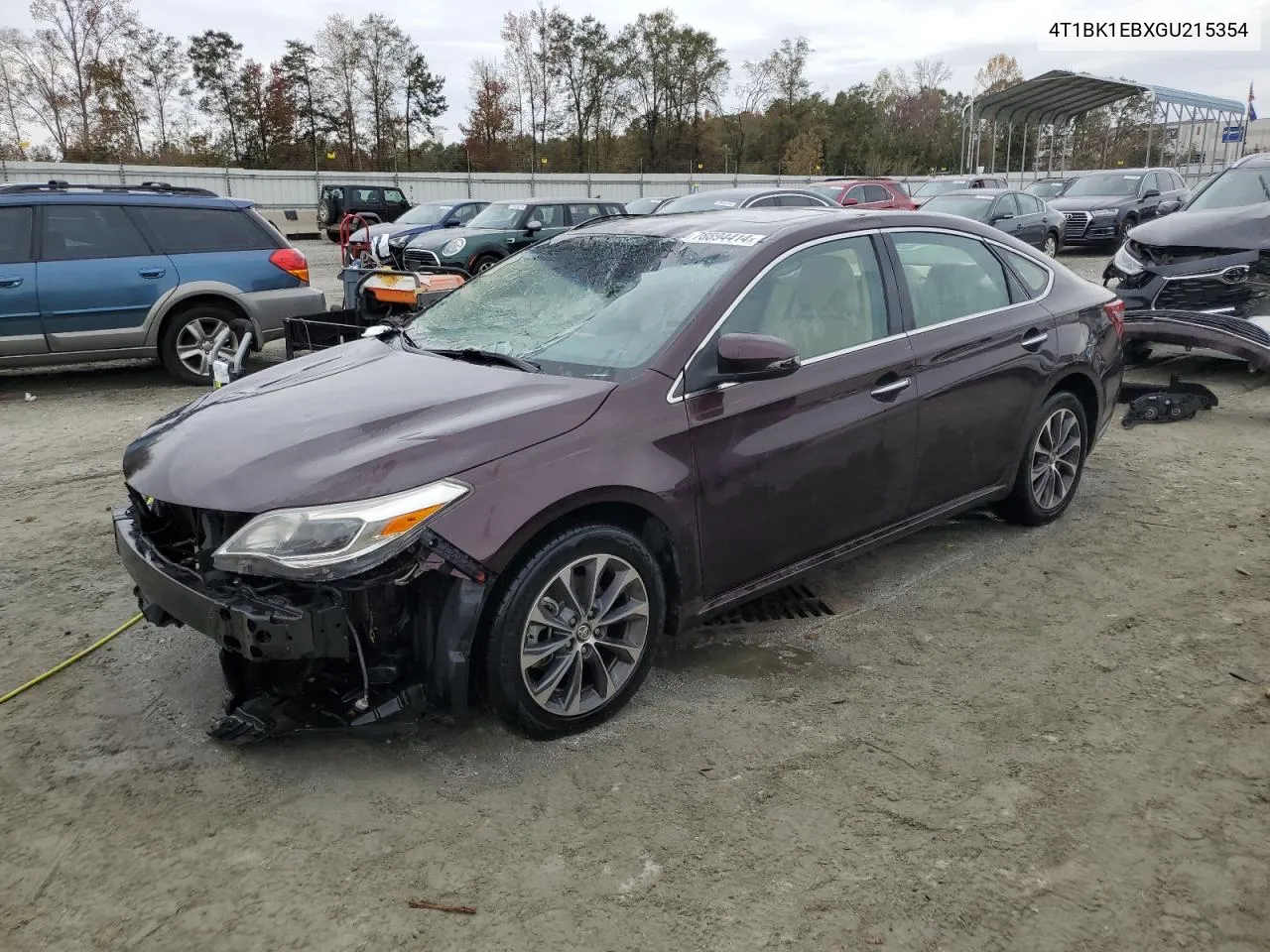 2016 Toyota Avalon Xle VIN: 4T1BK1EBXGU215354 Lot: 78894414