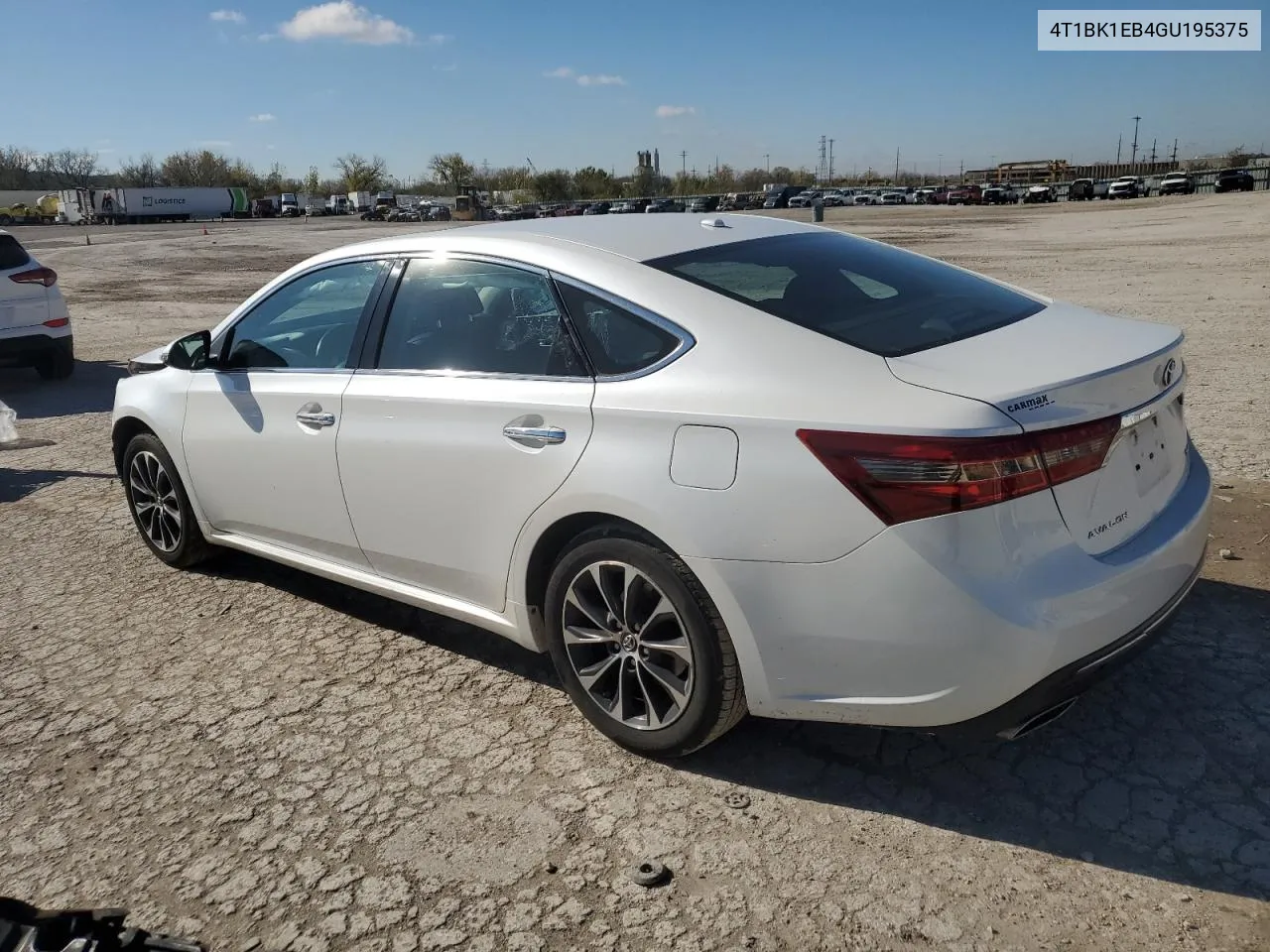 2016 Toyota Avalon Xle VIN: 4T1BK1EB4GU195375 Lot: 79676864