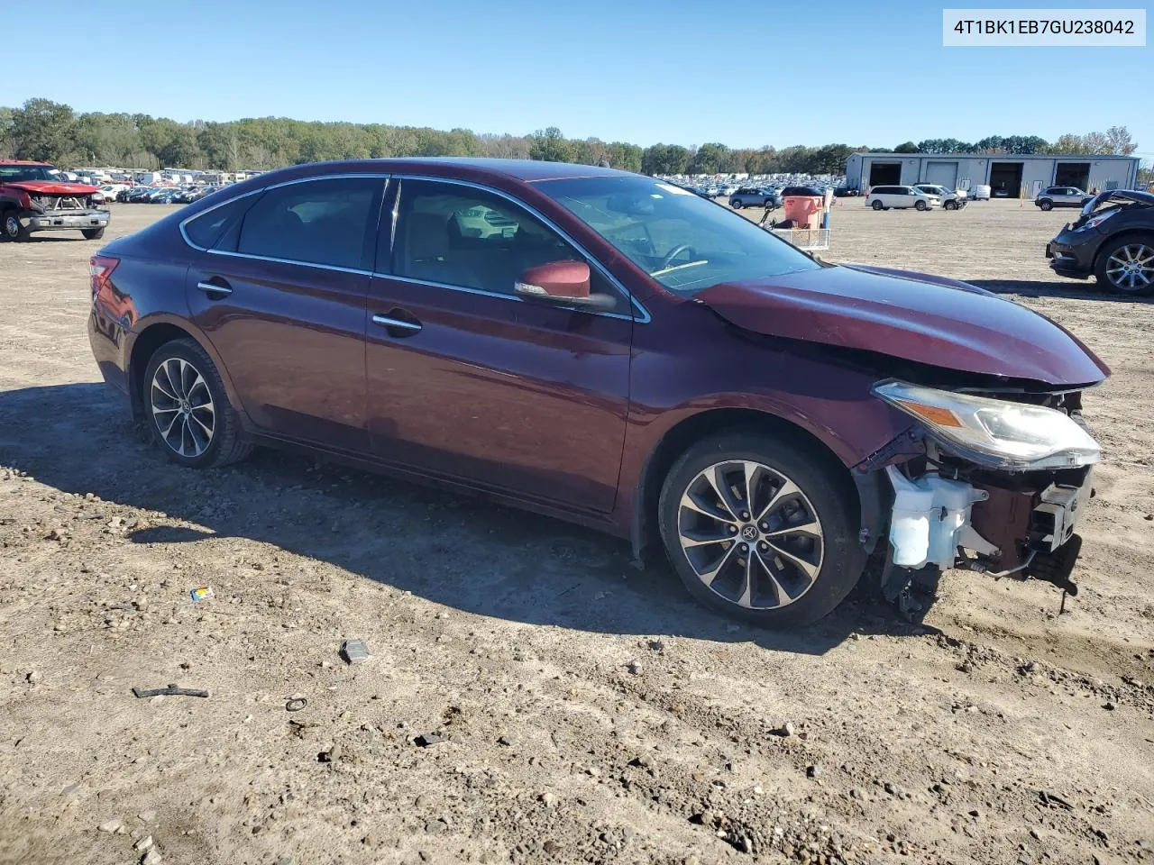 2016 Toyota Avalon Xle VIN: 4T1BK1EB7GU238042 Lot: 79779774