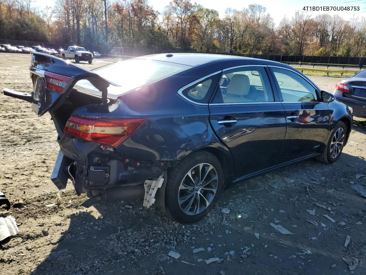 2016 Toyota Avalon Hybrid VIN: 4T1BD1EB7GU048753 Lot: 80186474